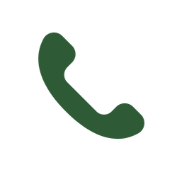 Et grønt ikon af en telefon